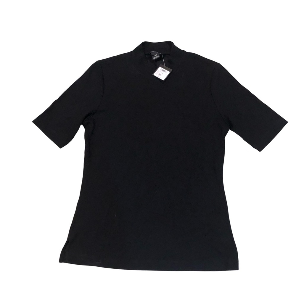 Club Monaco Tricot Mock Neck Tee
